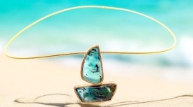 PENJOLL JOIES DEL MAR VAL·LER 2 OPALS BLAUS DELS ANDES OR